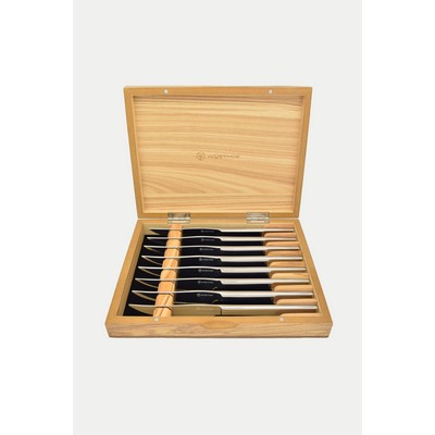 Wusthof Steak Knife Set w/Olivewood Chest (8 Piece)