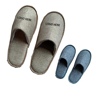 Disposable Non-slip Cotton And Linen Slippers