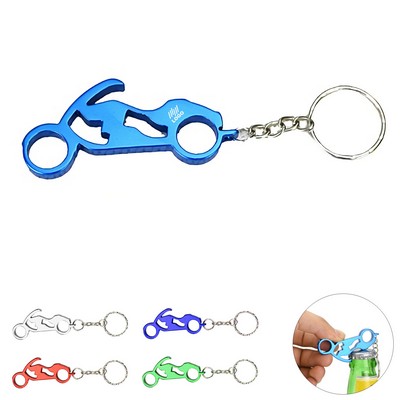 Motorcycle Beer Keychain Opener