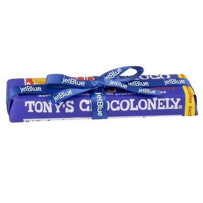 Tony's Chocolonely® Small Chocolate Bar w/ Custom Ribbon