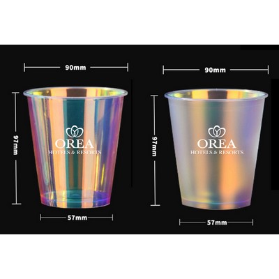 12oz 360ml Holographic Plastic Cup