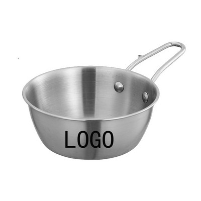 304 Stainless Steel Bowl with Handle