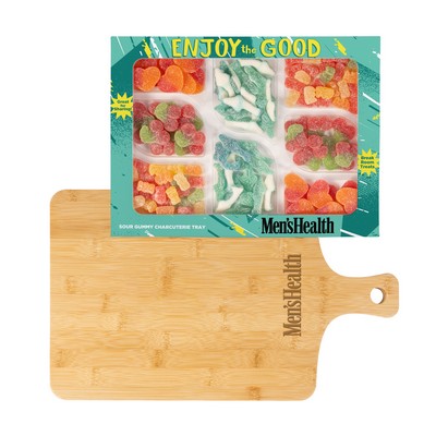 Sour Gummy Charcuterie Tray with Bamboo Board