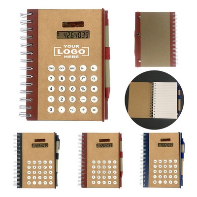 All-in-One Notebook with Solar Calculator