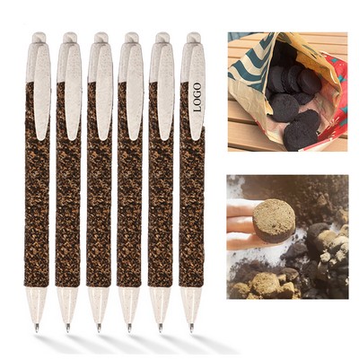 Eco Coffee Grounds Pen