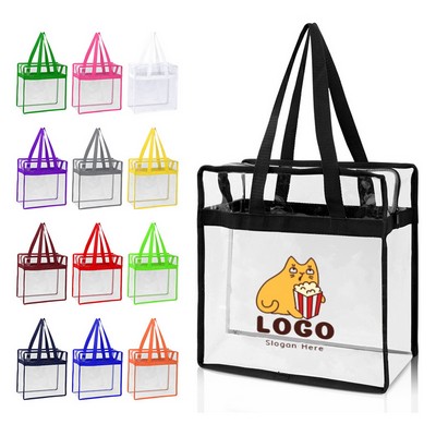 Transparent PVC Stadium Tote