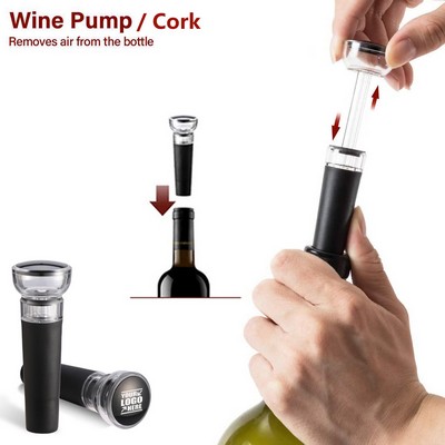 High-Quality Vacuum Pump Cork Wine Bottle Stopper