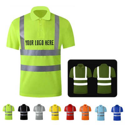 Reflective Safety Polo Shirt