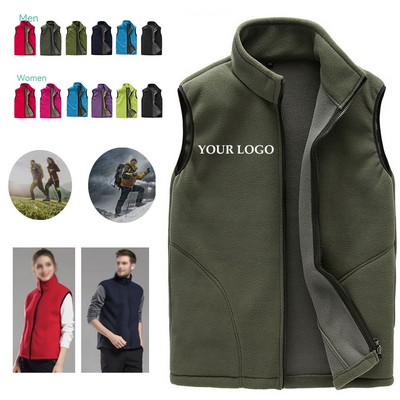 Men's Winter Autumn Fleece Warm Sherpa Thermal Vest