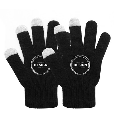 Adult Warmth Gloves W/ 3 Finger Touch