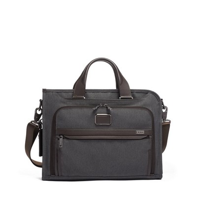 Tumi Alpha Slim Deluxe Portfolio- Anthracite