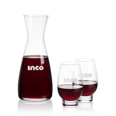 Portofino Carafe & Glenarden Stemless Wine