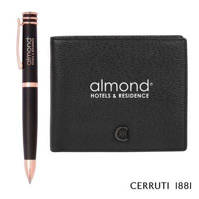 Cerruti 1881® Bond Card Wallet & Austin Ballpoint Pen Gift Set