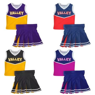 Waist Length Fit Cheerleading Uniform