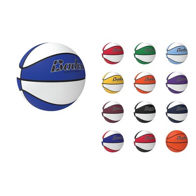 Basketball - Rubber, Official Size (9.5" Dia/29.5" Cir) 13 Colors!