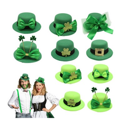 St. Patrick's Day Top Hat Cupid Costume Leprechaun Green Hat MOQ100PCS