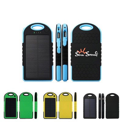 5000mah Outdoor Solar Power Bank