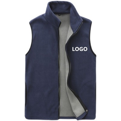 Custom Full Zip Polar Fleece Vest