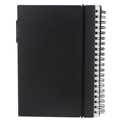 Spiral Notebooks with Elastic Closure