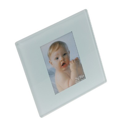 Single Custom Photo Coaster w/Easel