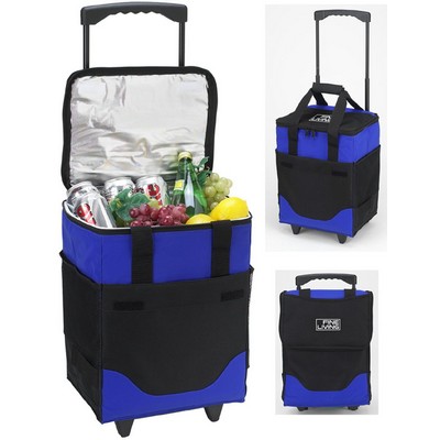 Collapsible Rolling Cooler - 32 Can