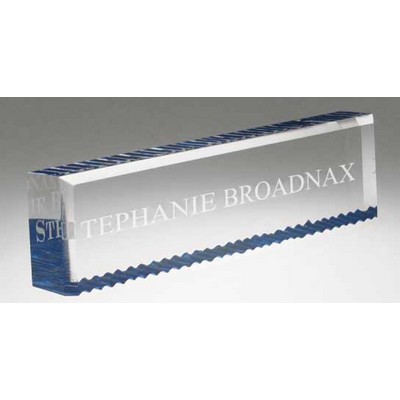 Grooved Nameplate w/Color