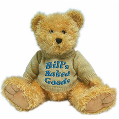 Custom Plush Spa Teddy Bear w/ Embroidered Sweater