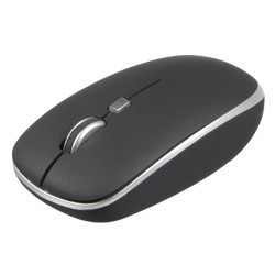 Black Wireless Optical Mouse