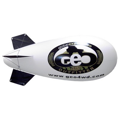 24' Inflatable Nylon Helium Blimp w/Full Color Imprint