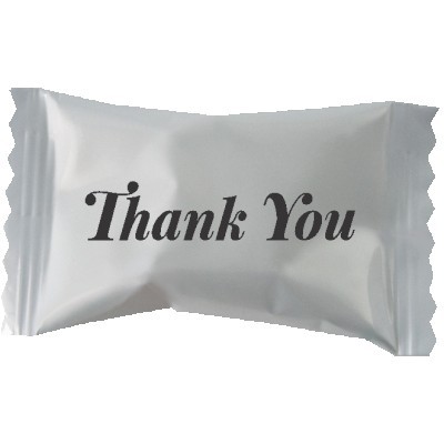 Pastel Buttermints In "Thank You" Wrapper