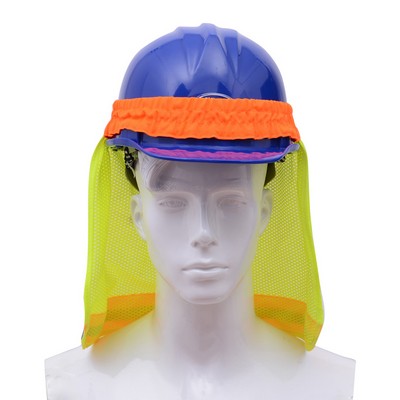 GSS™ Lime Green Hard Hat Mesh Sun Shield