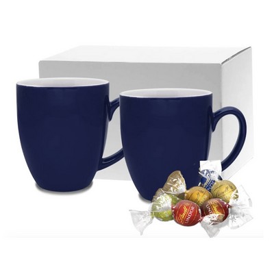 Bistro Mug Set with Lindt Truffles