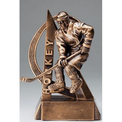 Hockey, Male Hockey Player Figure, Ultra Action Sport Resins - 6-1/2"