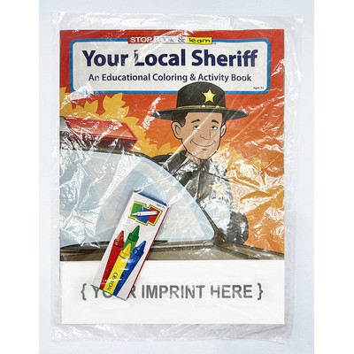 Your Local Sheriff Coloring & Activity Book Fun Pack