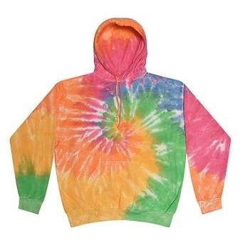 Colortone Youth Heavyweight Tie-Dyed Hooded Sweatshirt