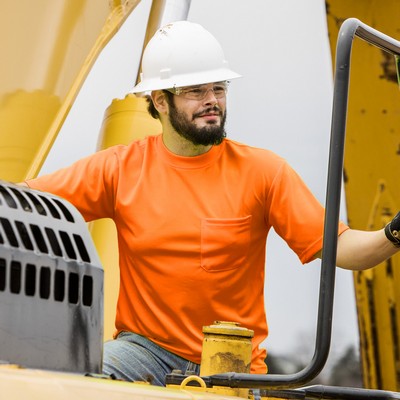 Hi-Viz Short Sleeve T-Shirt (Safety Orange)