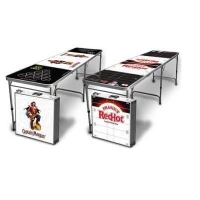 8' Premium Folding Beer Pong Travel Table