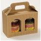 Italian 2 Jar Gift Box Carrier (6 5/8"x3 1/8"x4 11/16")