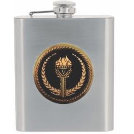 Flasks, 6 oz. Stainless Steel