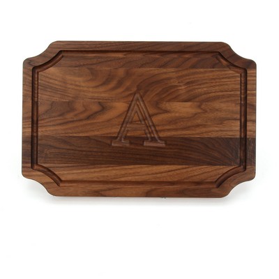 Selwood Medium Scalloped Walnut Cutting Board