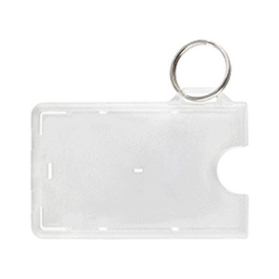 3.50" W x 2.13" H - Horizontal Rigid Card Holder (Blank)