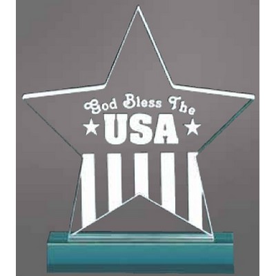 Small Jade Acrylic Star Award