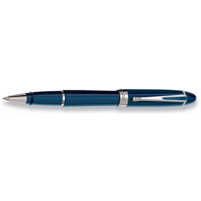 Luxury Line Aurora Ipsilon Deluxe Blue w/Chrome Trim Rollerball Pen