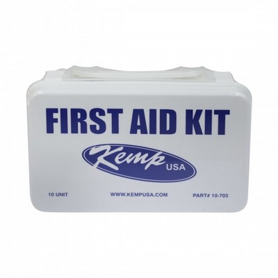 10-Unit First Aid Kit (82 Pieces)