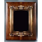 9x12 Solid Walnut With Dimensional Scroll Frame