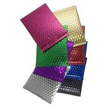 25 Pack Shiny Bubble Self Seal Mailer Envelopes (6 1/2"x10 1/2")