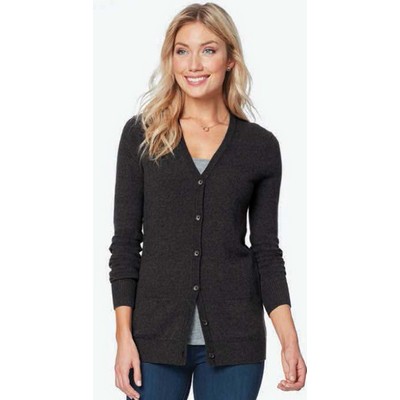 Port Authority® Ladies Marled Cardigan Sweater