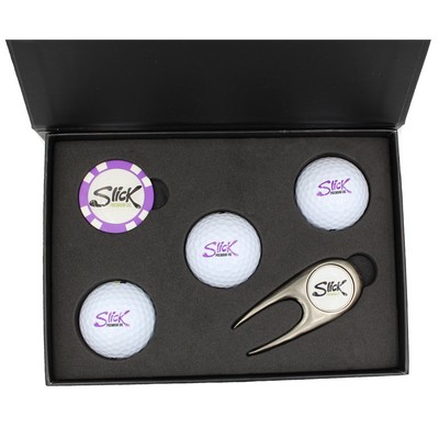 Scotsman's Premium Gift Box with Resin Domed Poker Chip