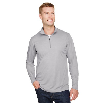 Team 365 Men's Zone Sonic Heather Performance Quarter-Zip