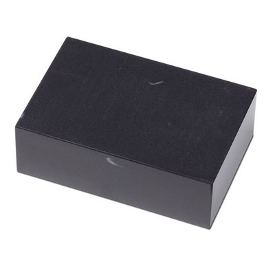 Cube Jet Black Marble Base (5"x5"x2")